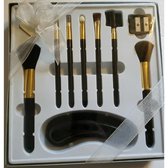 Unbranded Other - 10 PC Cosmetic Brush Set NIB